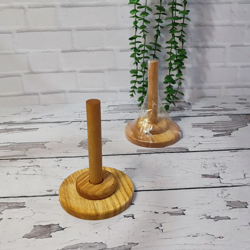 جا دستمال رولی تمام چوبی