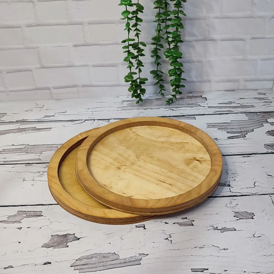 سینی سرو گرد ساده