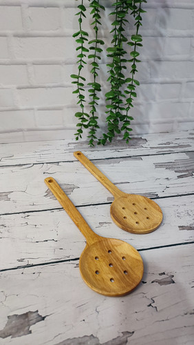 کفگیر چوبی بلند رابروود