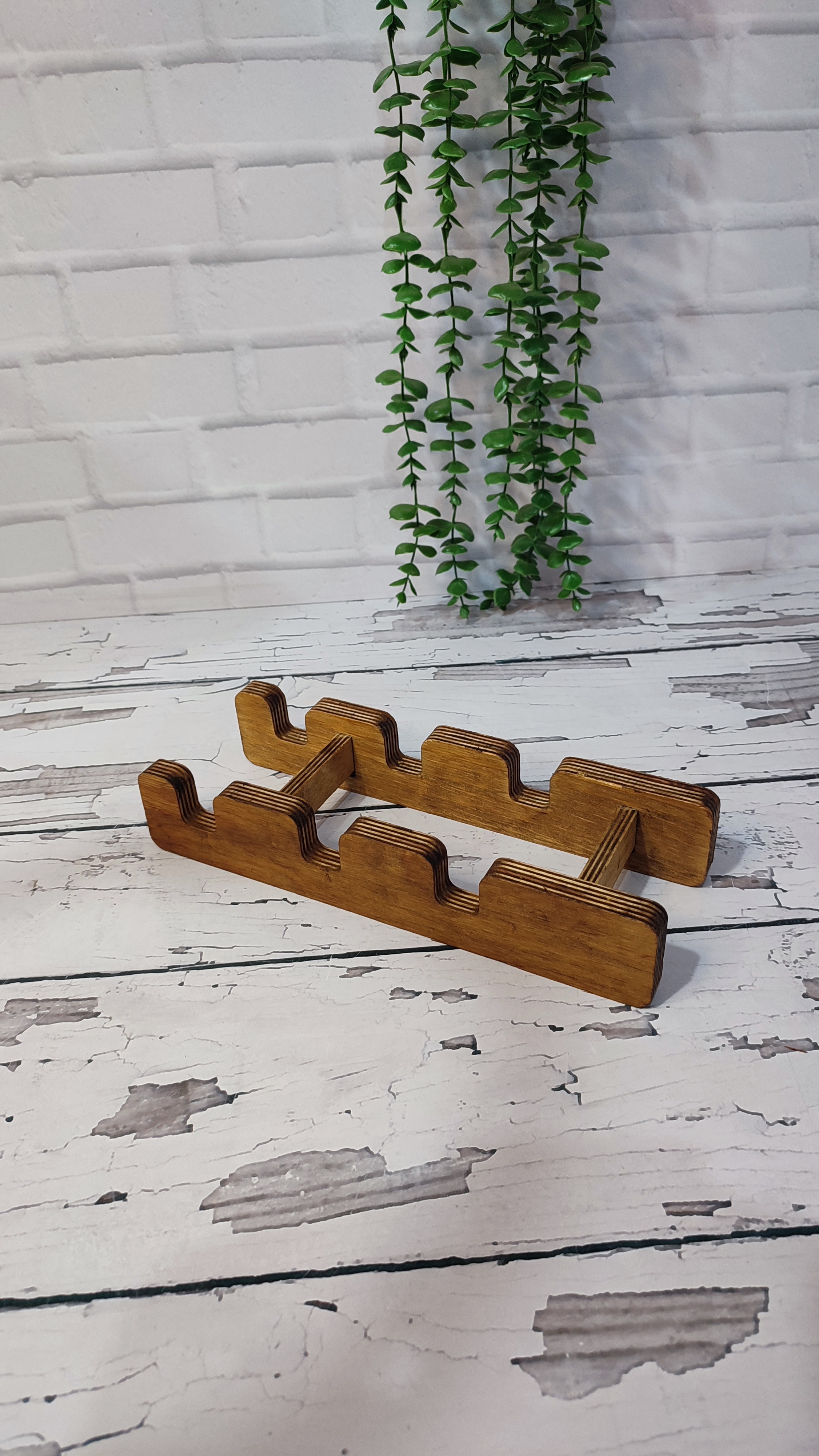 استند تخته سرو چوبی سه تایی سایز بزرگ