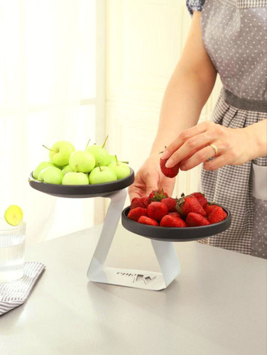 استند پذیرایی ۲ طبقه تمام فلزی