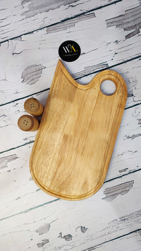 تخت گوشت بیضی چوب رابروود