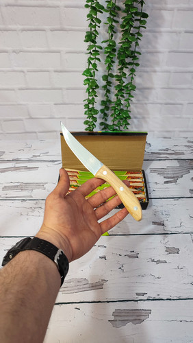 چاقو آشپزخانه دسته چوبی