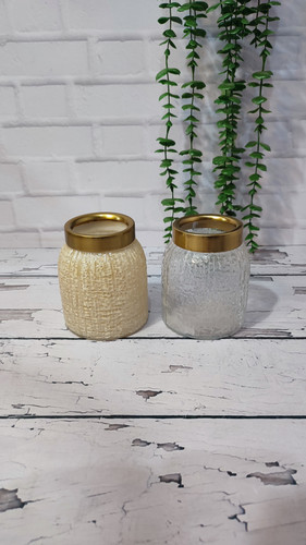 گلدان شیشه زبرا سایز کوچک