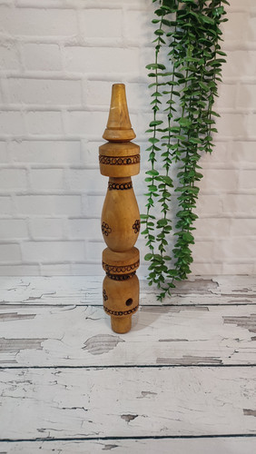 تنه چوبی قلیان ساده لیزری