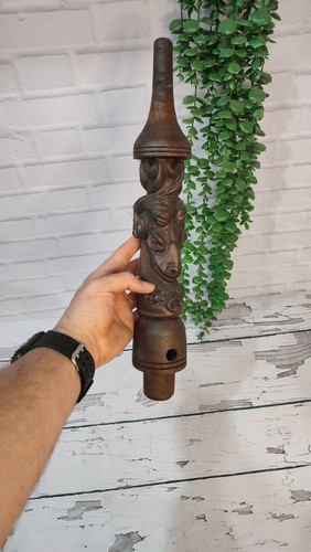 تنه چوبی قلیان منبت قوچ