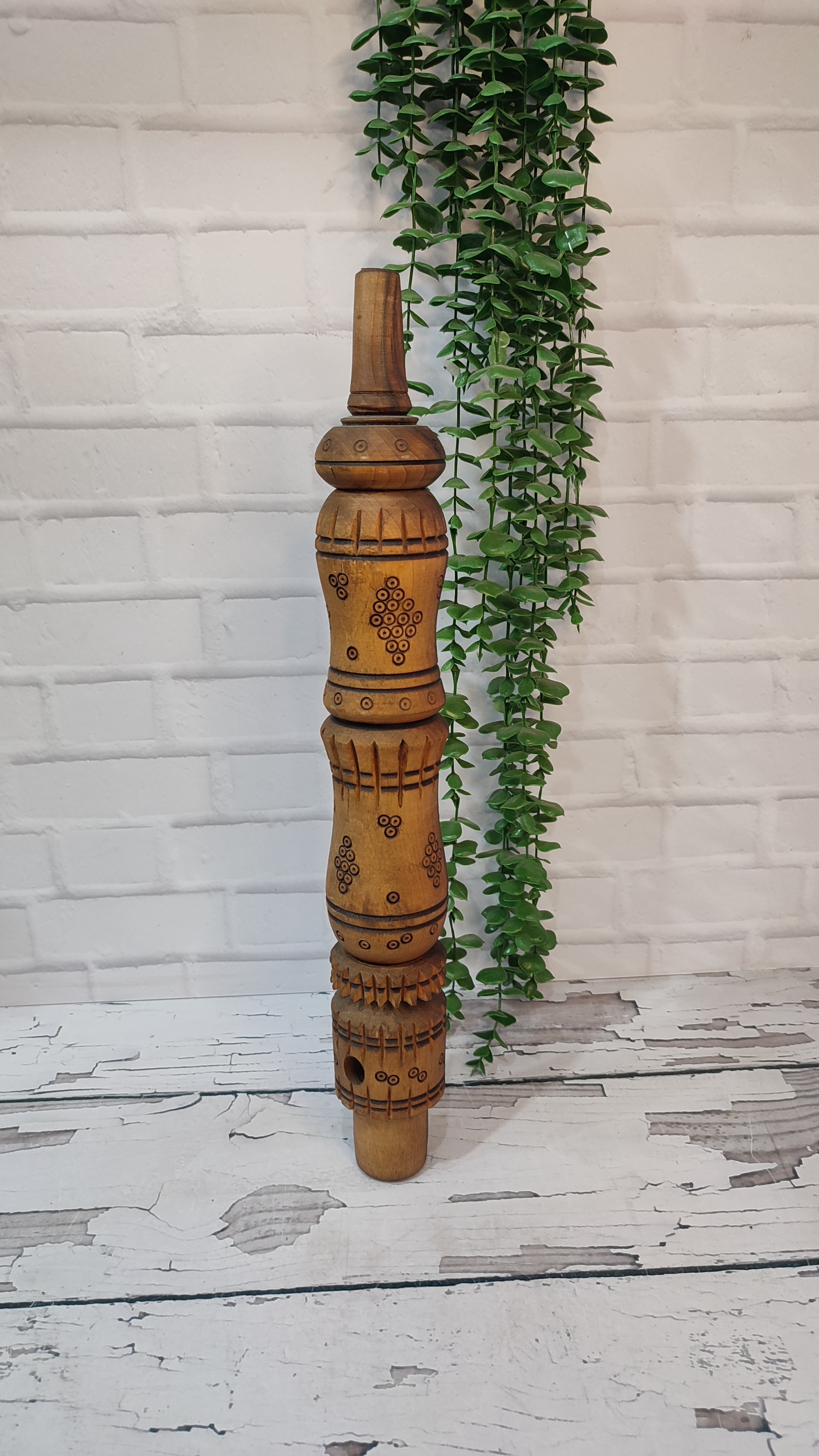 تنه چوبی قلیان منبت کلاسیک