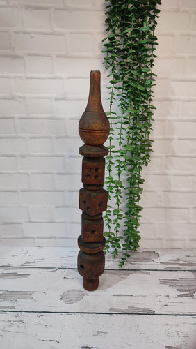 تنه چوبی قلیان منبت تاس