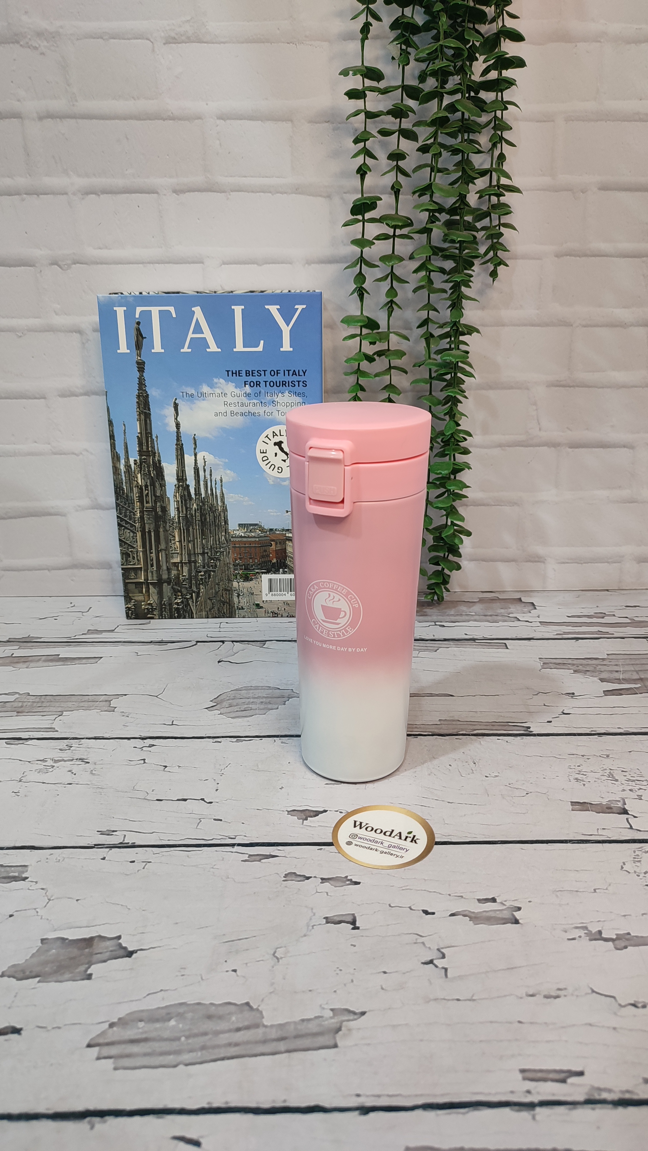 تراول ماگ پاستیلی صورتی