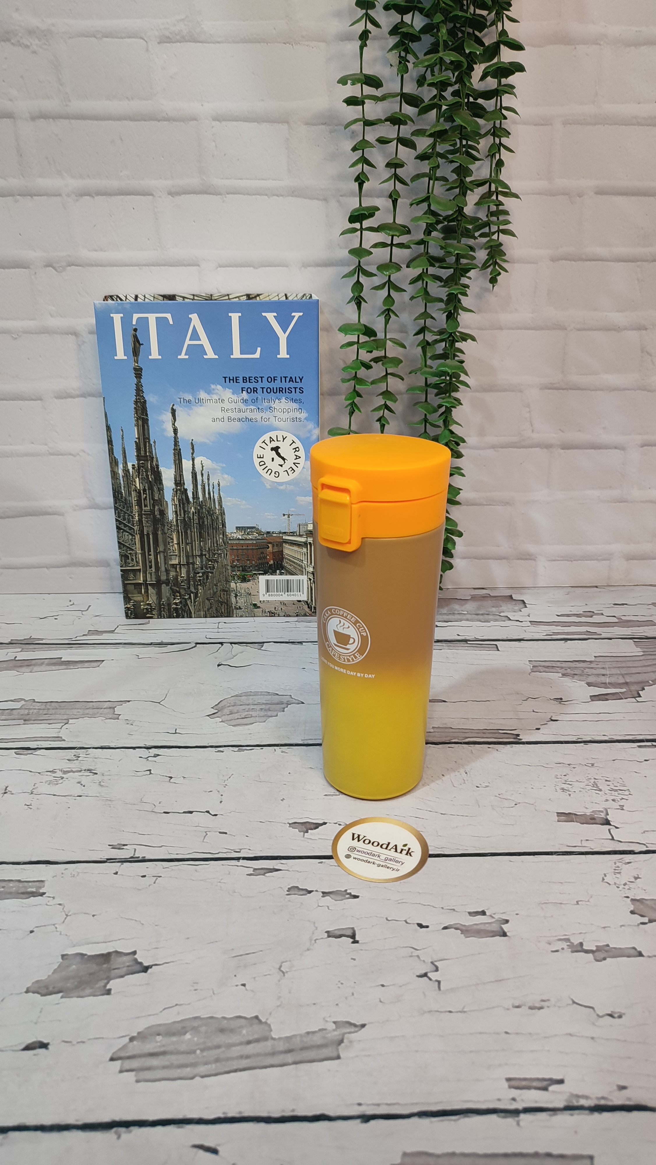 تراول ماگ پاستیلی زرد