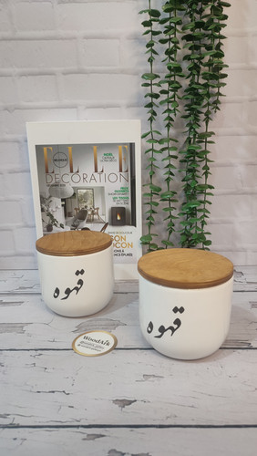 بانکه سرامیکی قهوه متوسط