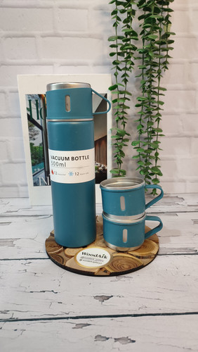 فلاسک سه کاپ ۵۰۰ میل آبی