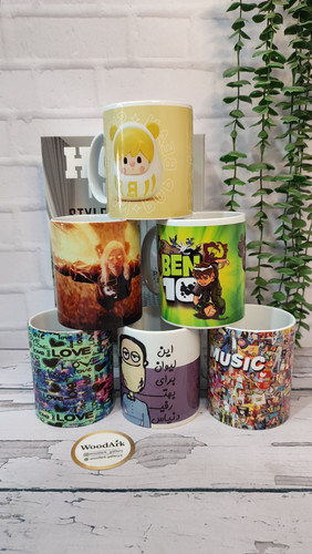 ماگ سرامیکی طرح دار