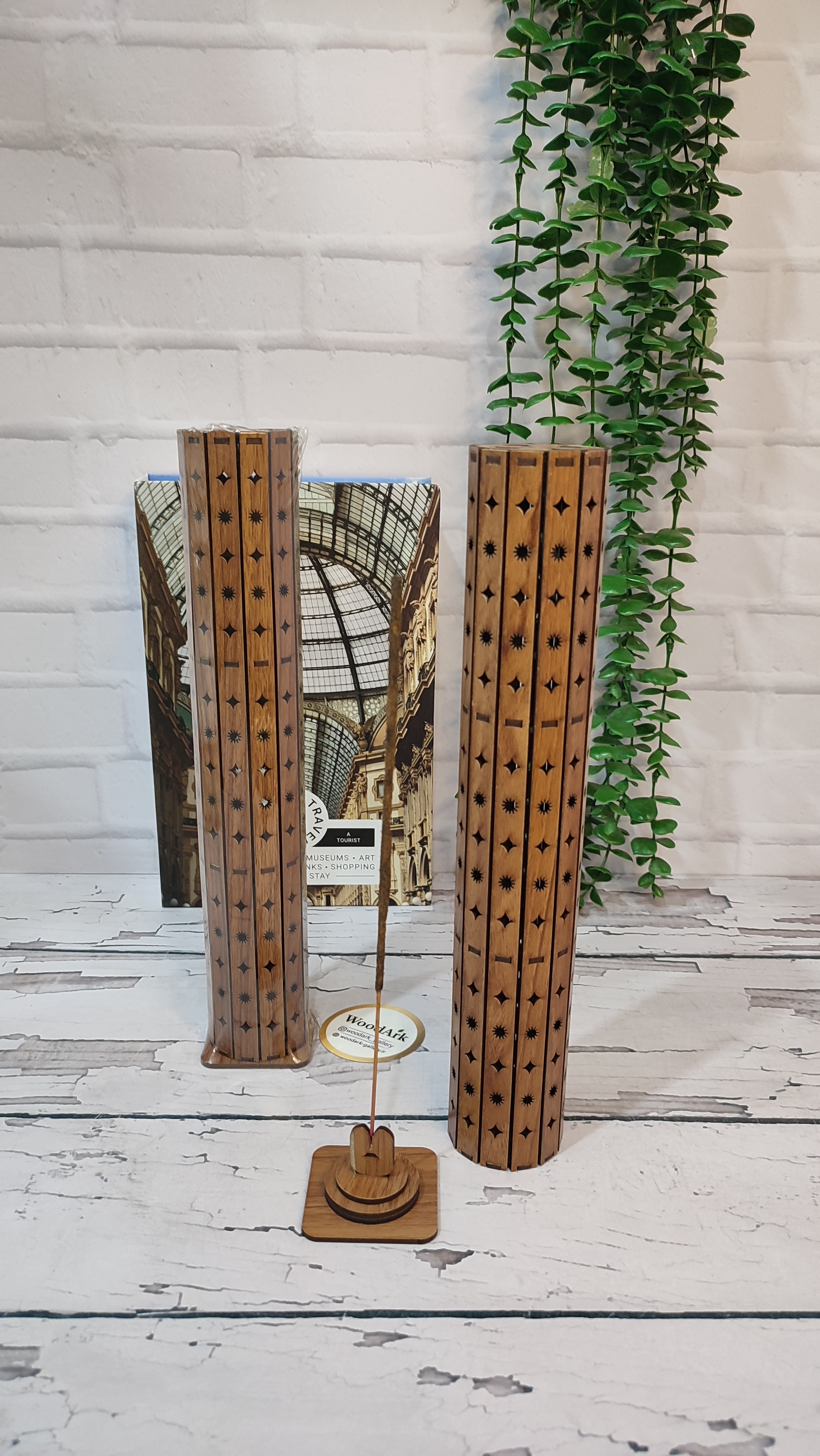 جا عودی ایستاده چوبی