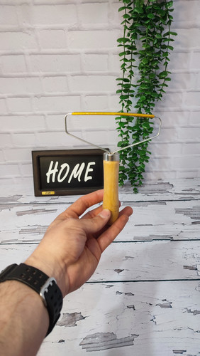 پرزگیر دستی دسته چوبی