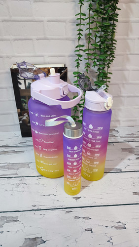 قمقمه سه قلو سه رنگ