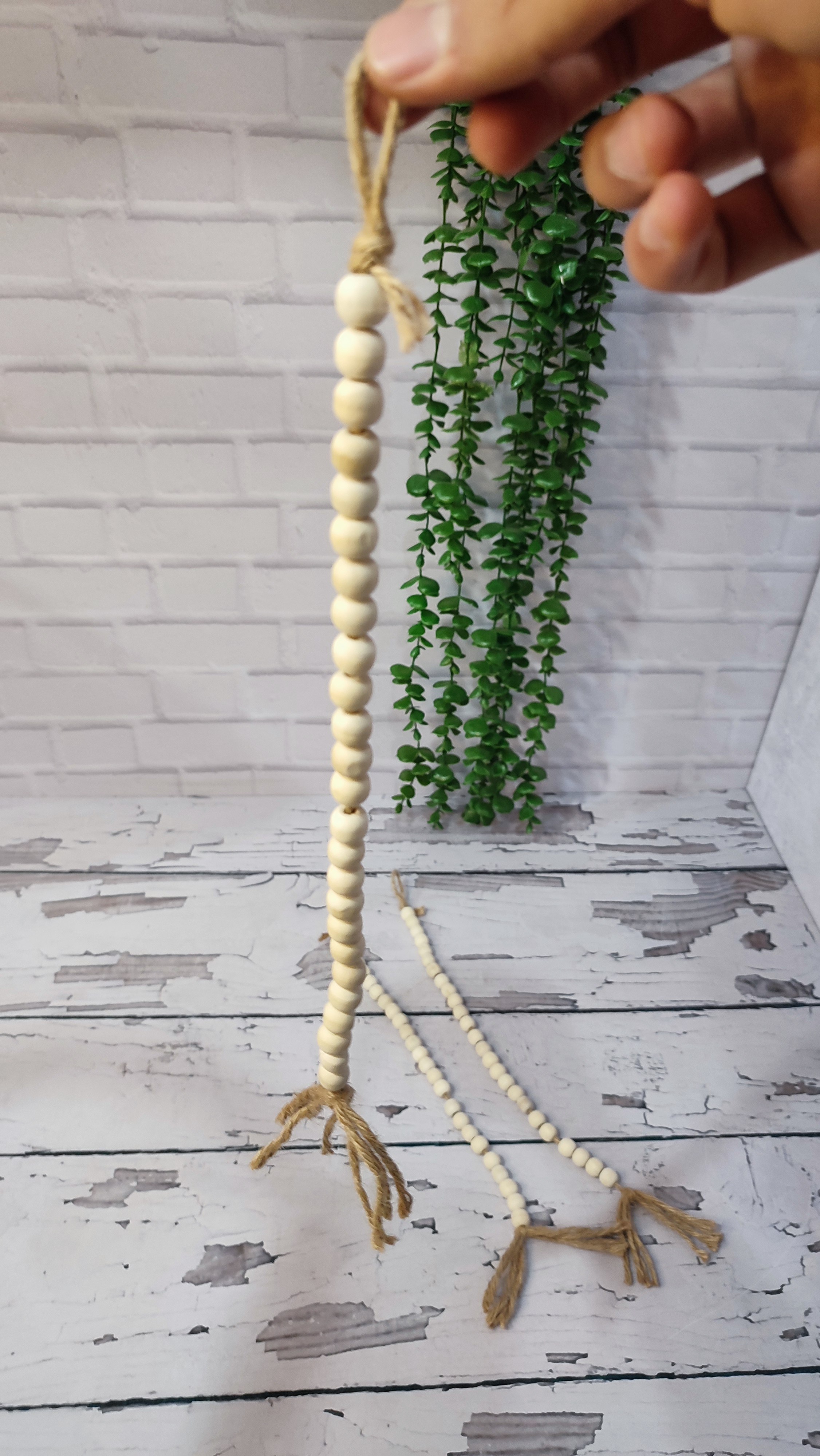 آویز مهره چوبی دکوری