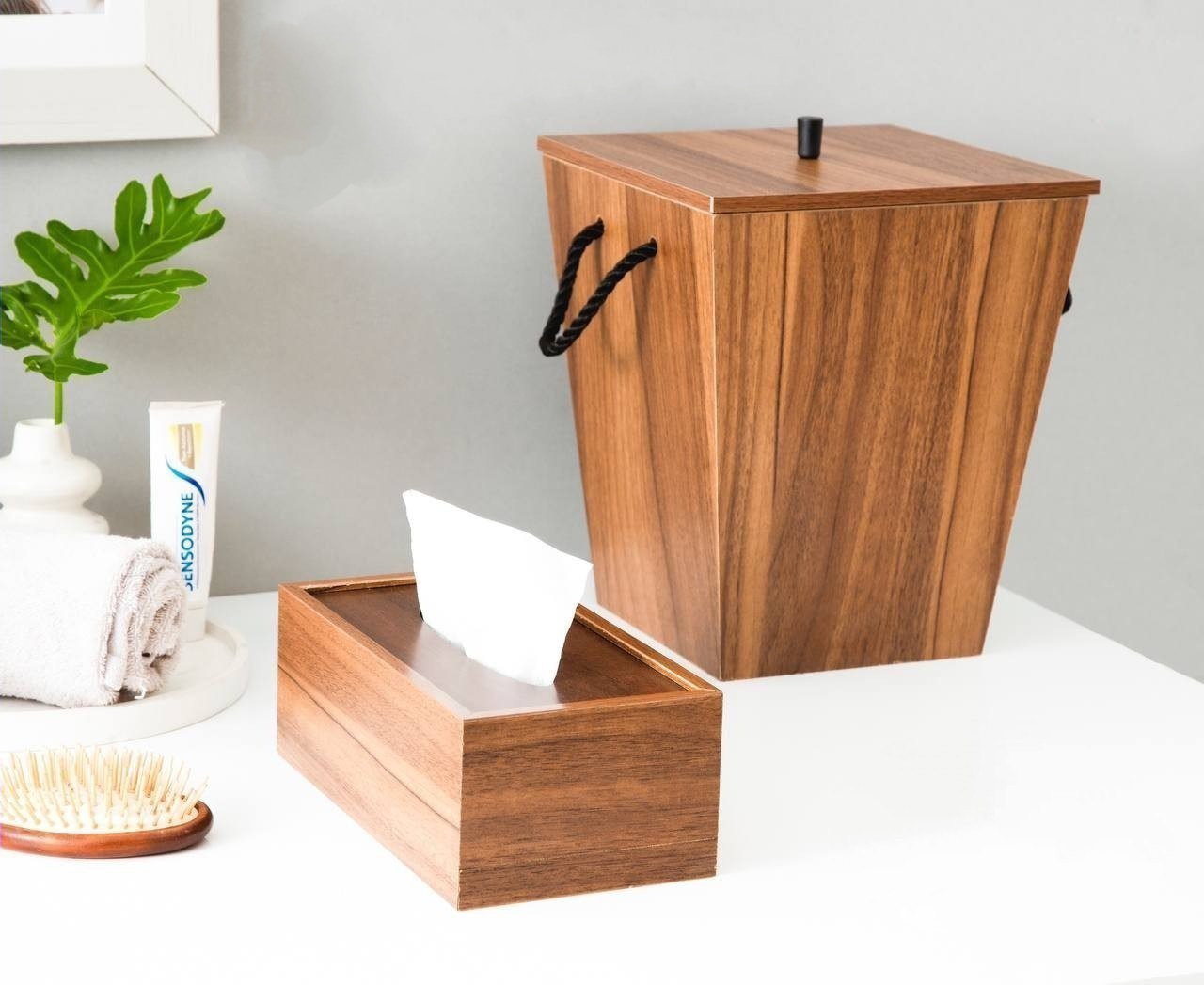 ست سطل و جا دستمال