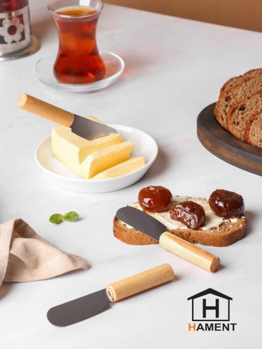 کارد کره خوری دسته چوبی