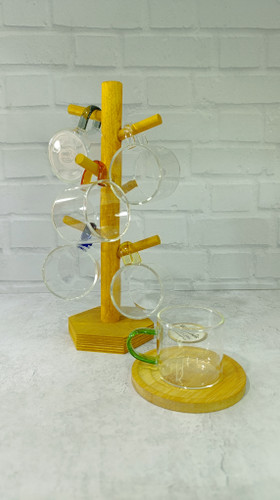 شات پیرکس ساده دسته رنگی