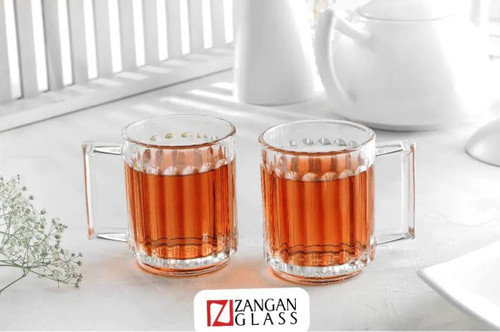 لیوان کلاسیک دسته دار زنگان