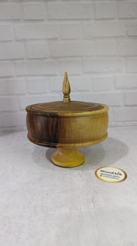 شکلات خوری پایه دار چوب گردو
